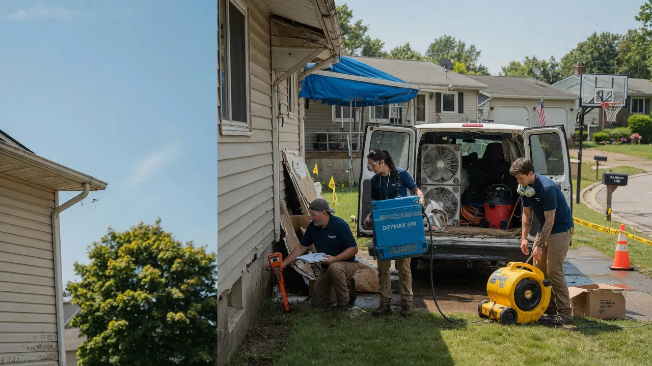 Ceiling Leak Cleanup in Montrose, IA near me